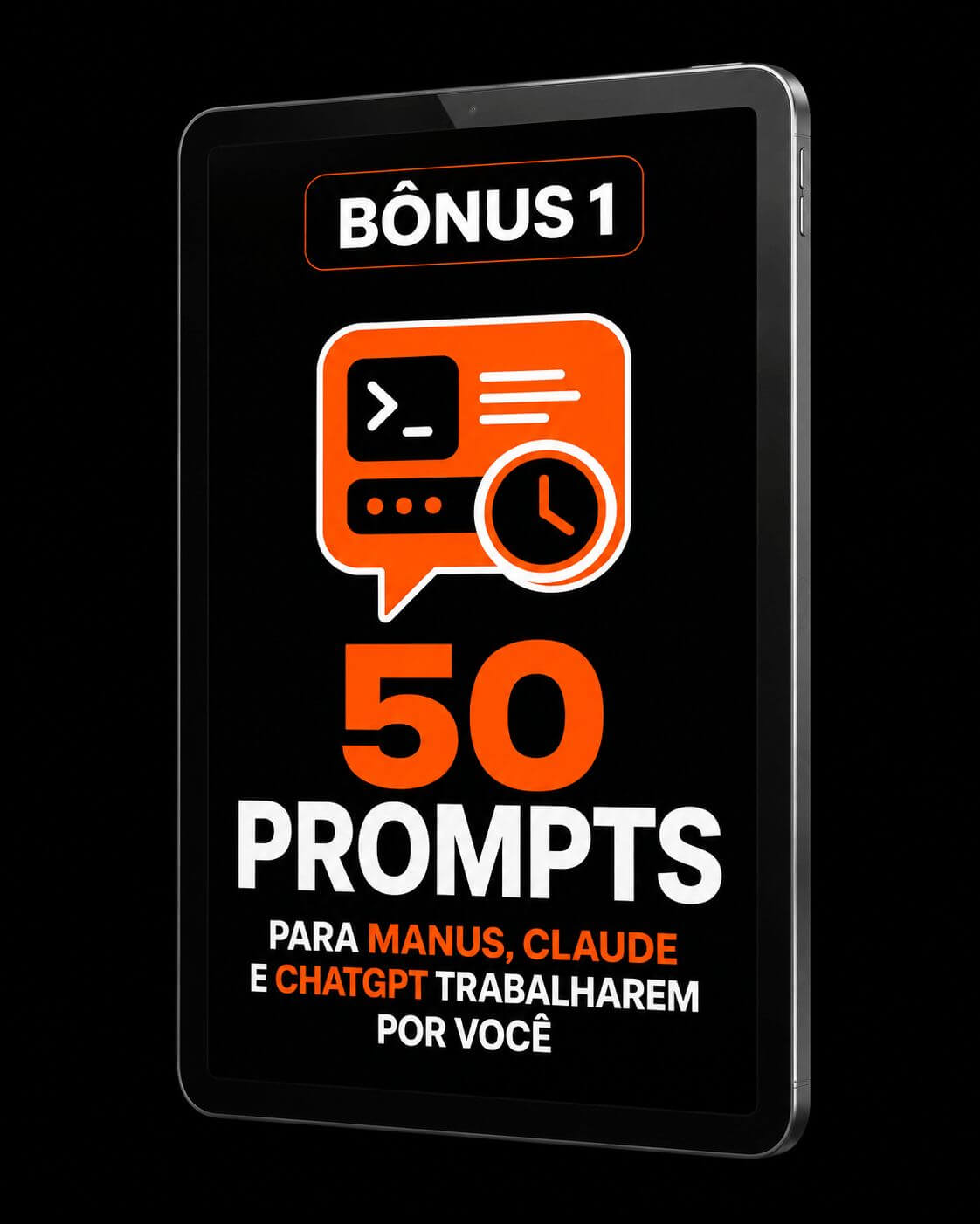 Pacote com 50 prompts para ChatGPT, Claude e Manus
